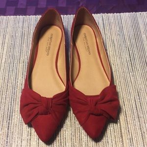 Christian Siriano Red 11W (US) Flats
